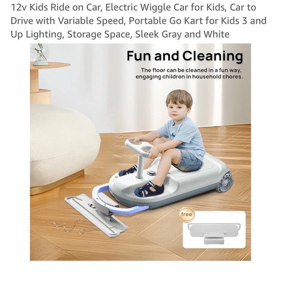 Ride on Race Car/Mop - Picture 1 of 12